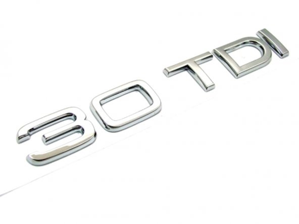AUDI 30 TDI KROM BAGAJ YAZISI