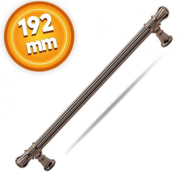 Çekmece Dolap Kapak Kulpu Kulbu 192 mm Bronz Metal Kulp