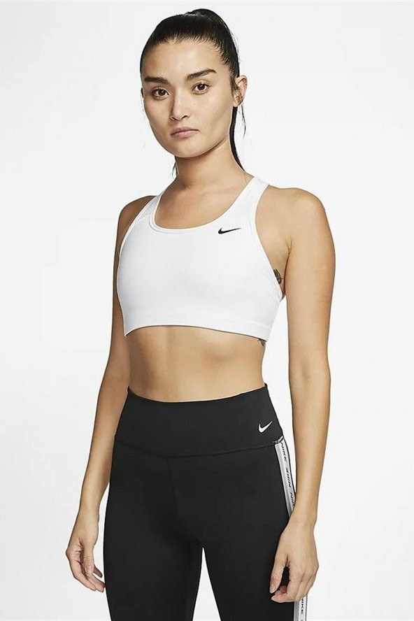 Nike Swoosh Bra Kadın Sporcu Sütyeni BV3630-100