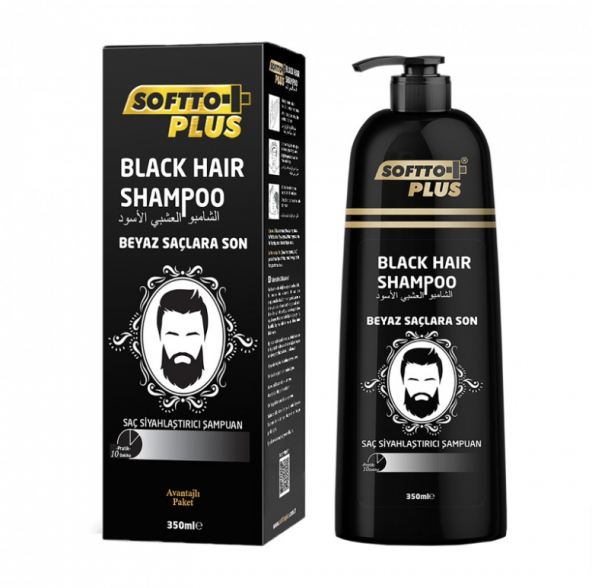 Softto Plus Siyahlaştırıcı Şampuan 350 Ml