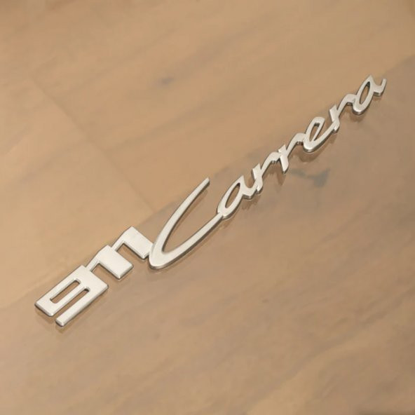 PORSCHE 911 CARRERA KROM BAGAJ YAZISI YENİ TİP - 3
