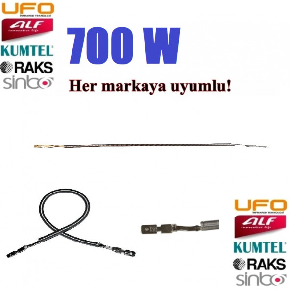 700w Quartz Soba Rezistansı Tüm Markalara Uyumlu Soba Teli - 1
