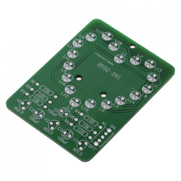 Yanıp Sönen Kalpli Işık Hobi Devresi - Demonte(Montesiz) - Resim 3