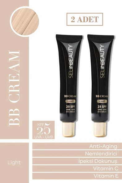 Selin Beauty BB Cream Light 2 li Set