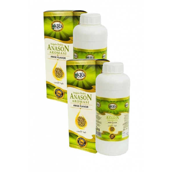 2 Adet Krk Gıda Anason Aroması 1 Litre x 2