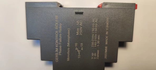 Ekon GKR 01 Gerilim Koruma Rölesi Monofaze - 2