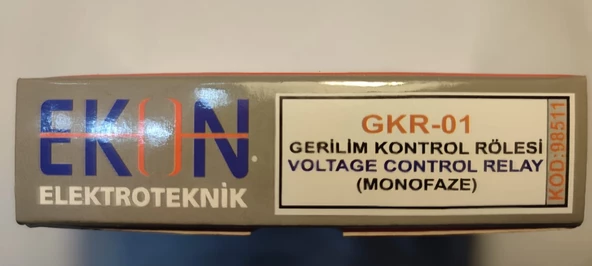 Ekon GKR 01 Gerilim Koruma Rölesi Monofaze - 4
