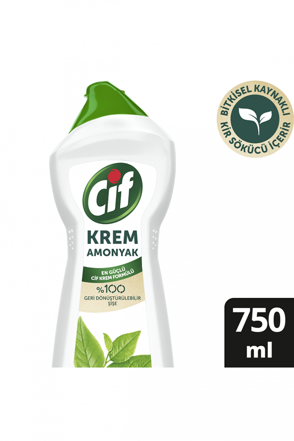 Cif Krem Amonyaklı Yüzey Temizleyici 750 ml