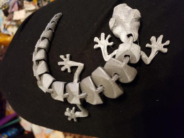 Hareket Edebilen Oyuncak Kertenkele Dekoratif Masaüstü - 3