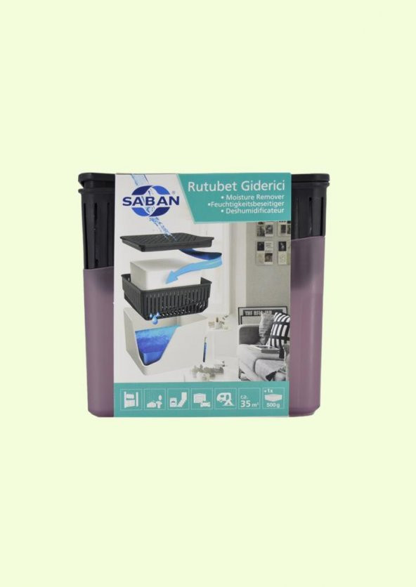 Nem Alıcı 1 kg Kare Aparat Lavanta - Resim 4