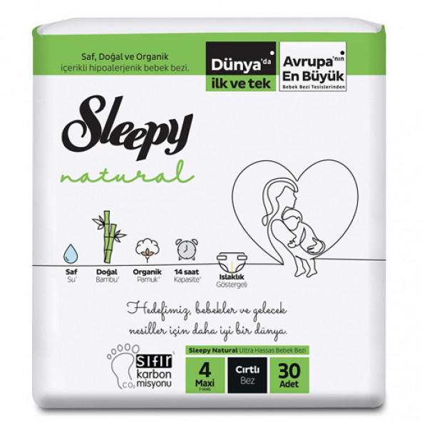 SLEEPY NATURAL JUMBO (MAXİ BEZ 30)