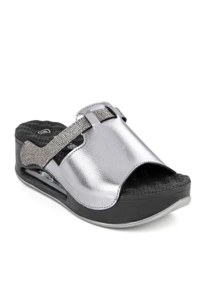 Muya Libra Air Max Anatomik Taban Kadın Terlik Kurşun 36-40 - Resim 3