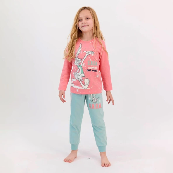 Looney Tunes Kız Çocuk Pijama Takımı L1406-3