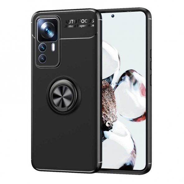 Xiaomi Mi 12T Kılıf Zore Ravel Yüzüklü Silikon Kılıf - 2