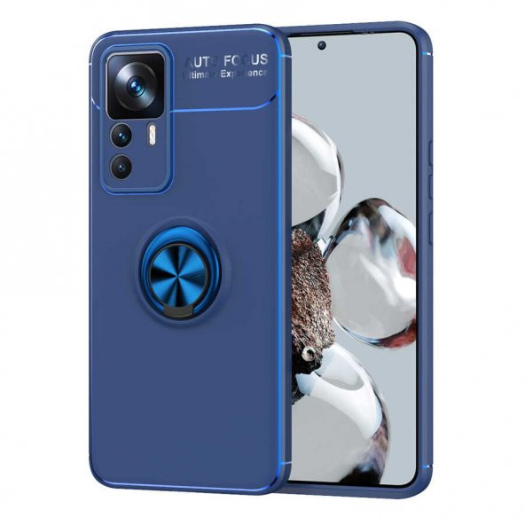 Xiaomi Mi 12T Kılıf Zore Ravel Yüzüklü Silikon Kılıf - 3