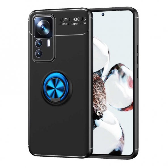 Xiaomi Mi 12T Kılıf Zore Ravel Yüzüklü Silikon Kılıf - 4