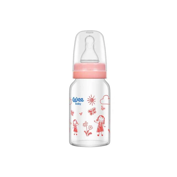 Wee Baby 770 Isıya Dayanıklı Cam Biberon 120 ml