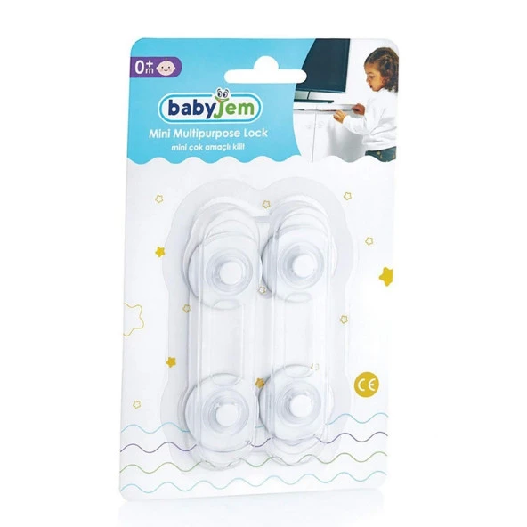 Babyjem Art-059 Mini Çok Amaçlı Kilit 2 Adet