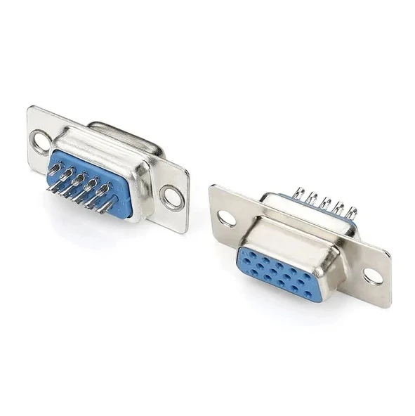15 Pin Dişi D-Sub VGA Konnektör Fiş Lehimli - 3