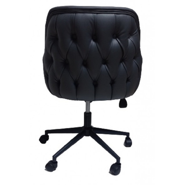 Bilgisayar ve Çalışma Koltuğu Suni Deri Krom Yıldız Ayaklı - 10