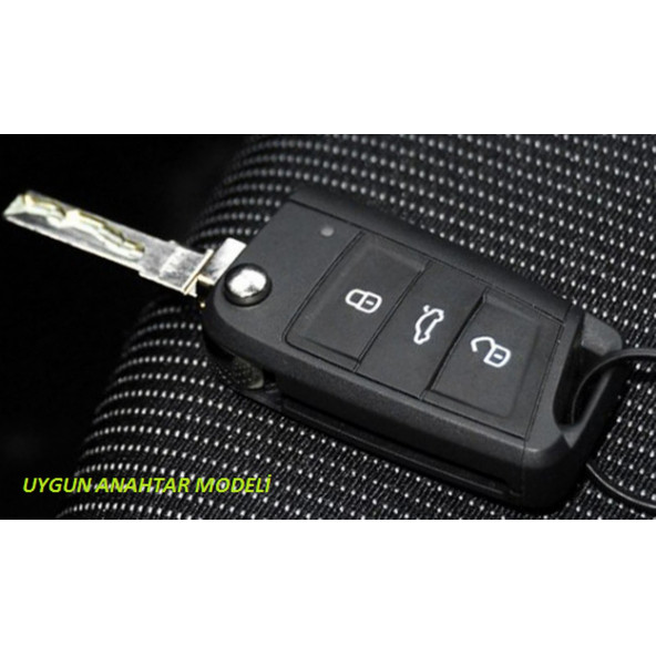 Seat Leon ibiza Ateca Silikon Anahtar Kırmızı Mavi Kılıf Seti - Resim 7