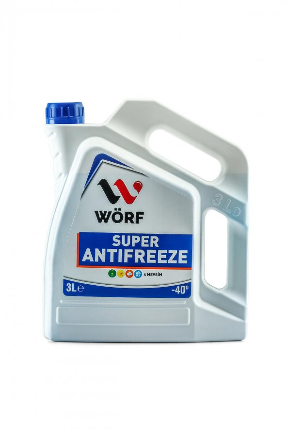 WÖRF MAVİ 3 LT ANTİFİRİZ -40