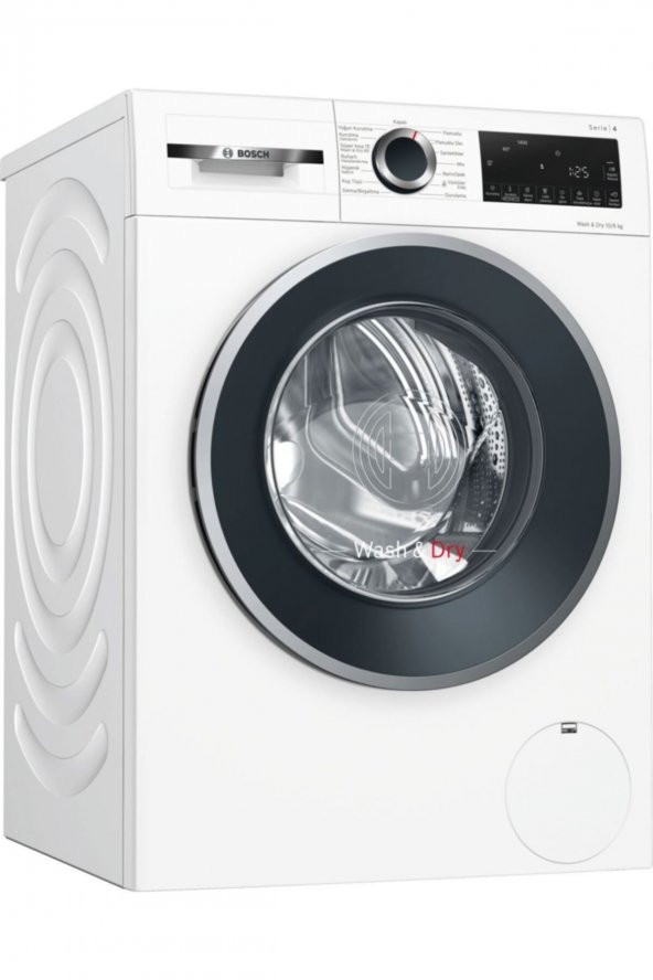 Wna254x1tr 10 Kg / 6 Kg 1400 Devir Beyaz Kurutmalı Çamaşır Makinesi