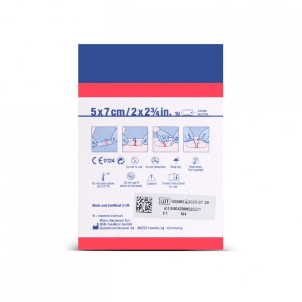 Bsn Leukomed Control 5cm x 7cm 10lu Kutu - Resim 4