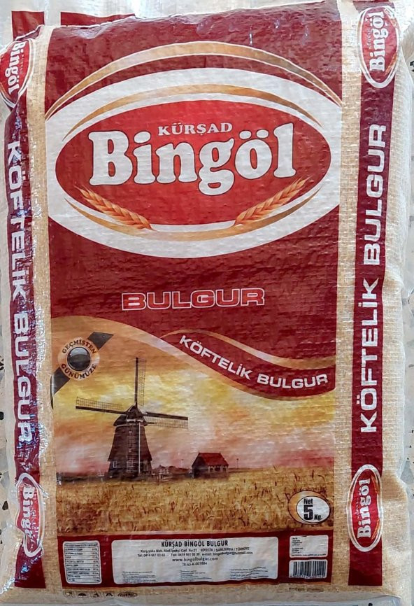 Bingöl Köftelik Bulgur 5KG