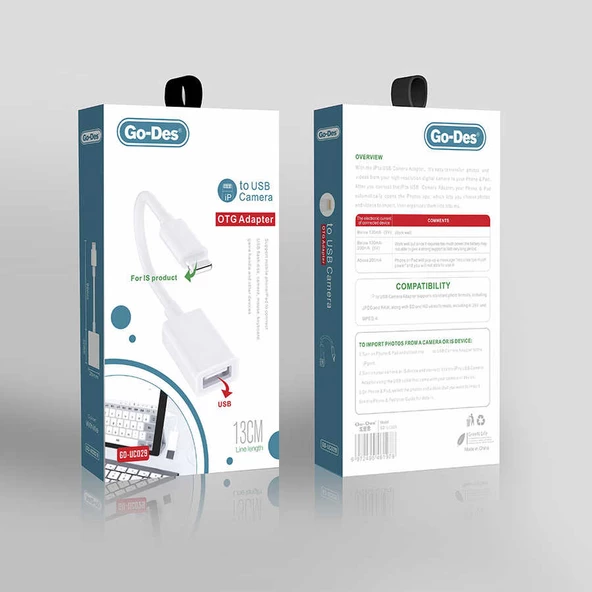 Zore JH-0514 Lightning To Usb Kamera Bağlantı Adaptörü - 8