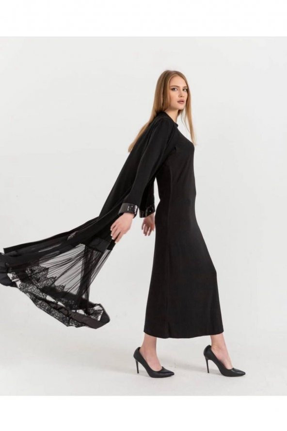 Modatalika Yeni sezon Kadın Ferace Abaya - 4