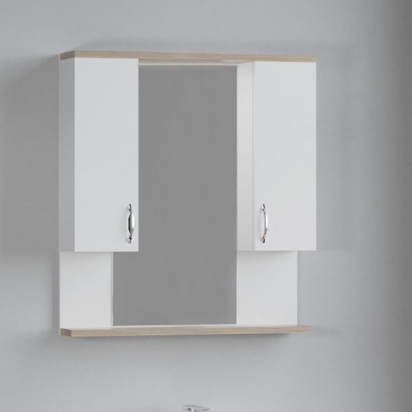Denko Akyazı 80 cm MDF Alize Banyo Dolabı Üst Modülü