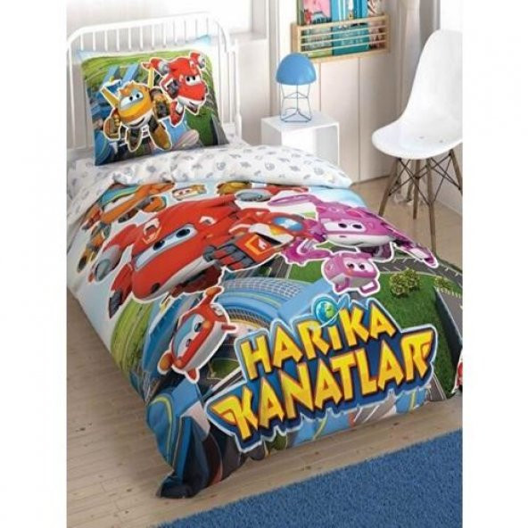 TAÇ LİSANSLI HARİKA KANATLAR SÜPER NEVRESİM TAKIMI TEK KİŞİLİK