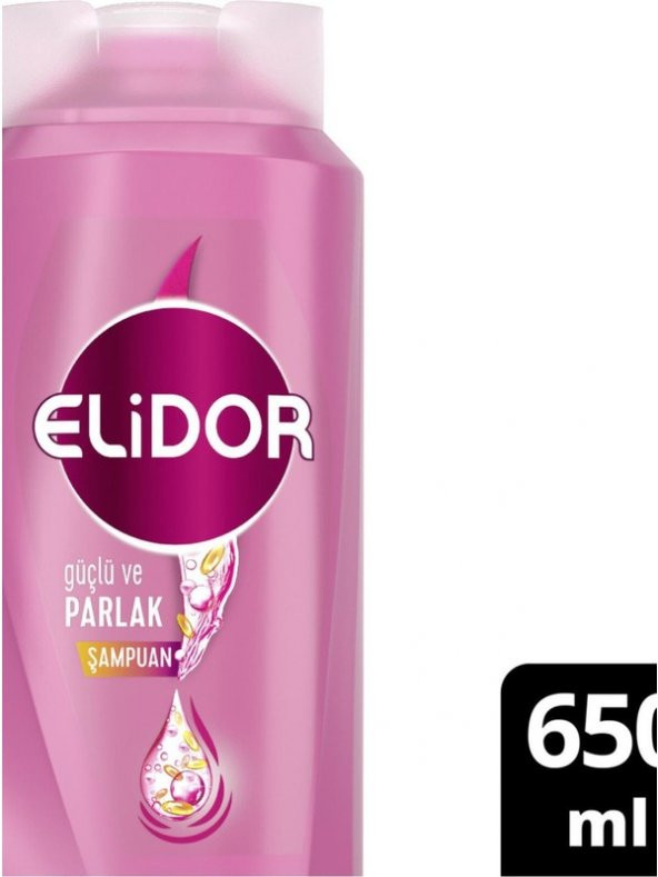 Elidor Saç Bakım Şampuanı Güçlü ve Parlak Saçlar 650 ml Kategori: Şampuan - Resim 2