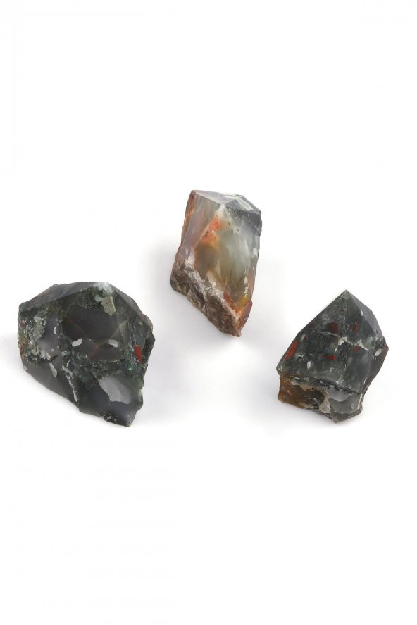 Dragon Blood Jasper Doğal Taş Obelisk Ham Parça - 2