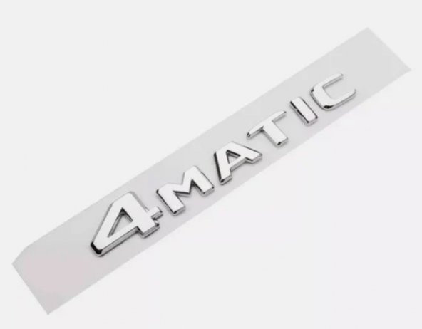 4MATIC KONSOL KOKPİT ARAÇ İÇİ KROM YAZI