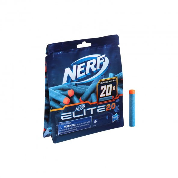 Orjinal Nerf Elite 2.0 Dart 20 li Yedek Paket Orjinal Nerf Dartları F0040
