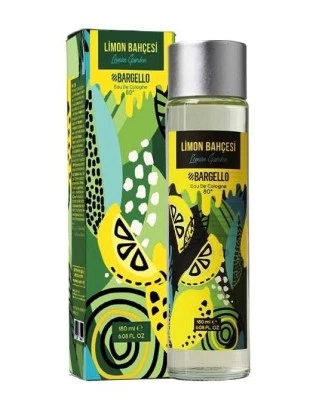 180 ML 80° Limon Bahçesi Cam Dökme Kapak Kolonya Edc ürün görseli 1