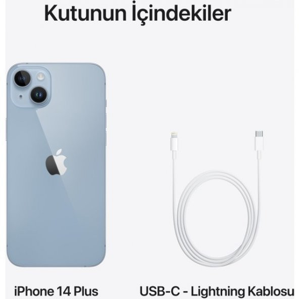 Apple iPhone 14 Plus 256 GB Mavi - 3