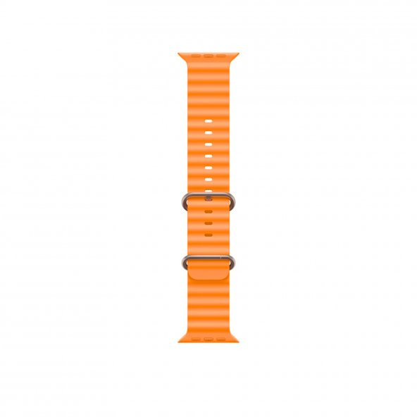 ScHitec 42-44mm Yeni Nesil Apple Uyumlu Akıllı Saat Kordonu Turuncu