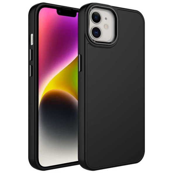Apple iPhone 11 Kılıf Luna Dışı Soft Yumuşak İçi Kadife Kılıf