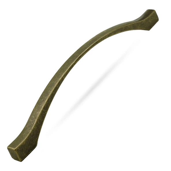 Kartaca 160-192 mm Eskitme Antik Sarı Metal Mobilya Mutfak Çekmece Dolap Dolabı Kulpu Kulbu Kulpları - Resim 5