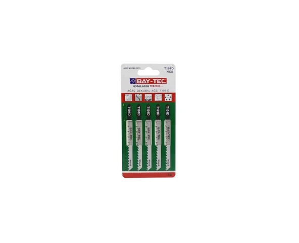 BAY-TEC AĞAÇ DEKUPAJ UCU T101D MK2313 1 KARTELA (5 ADET)