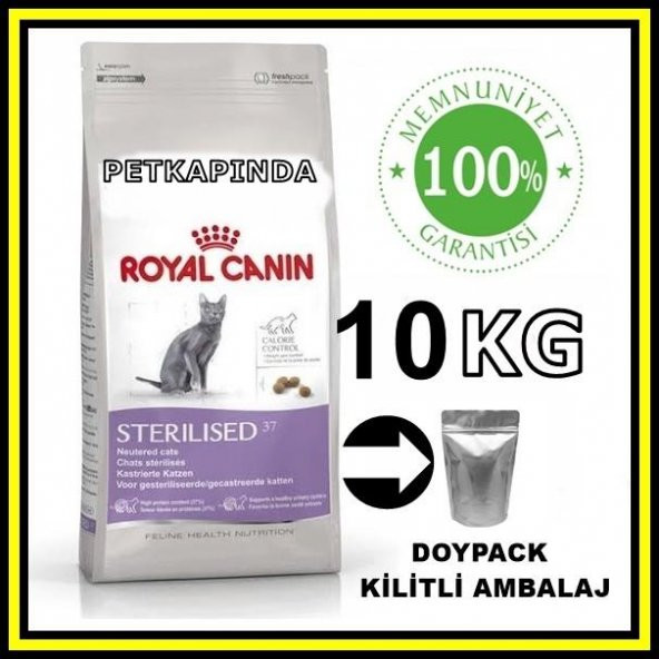 Royal Canin Sterilised 37 Kısırlaştırılmış Yetişkin Kedi Açık Mama 10 KG