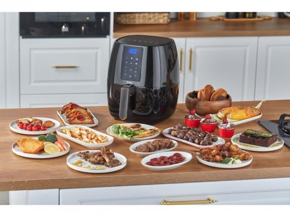 Taç 7856 DıgıGold Xxl Yağsız Fritöz Airfryer - 3