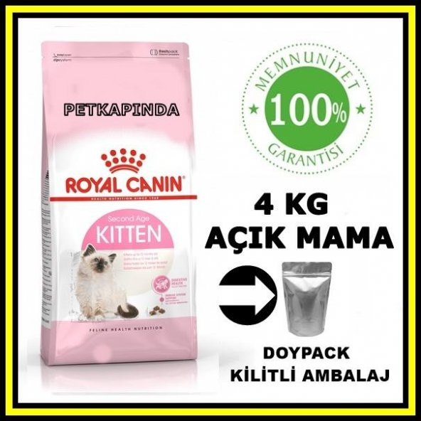 Royal Canin Kitten Yavru Kedi Açık Mama 4 KG