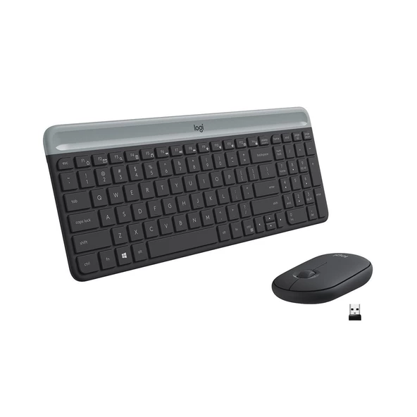 LOGITECH MK470 KABLOSUZ KLAVYE MOUSE SETİ SİYAH 920-009435