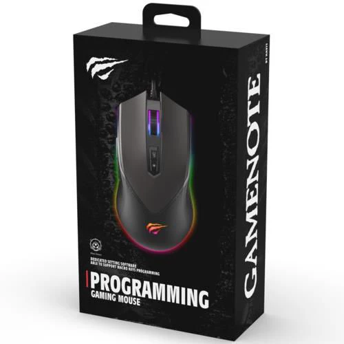 GAMENOTE MS814 Kablolu RGB Gaming Mouse Siyah - 3