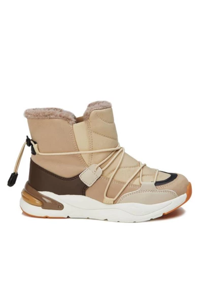 Vicco Pablo 943.F21K.368 Unisex Çocuk Kar Bot Bej Kahve 31-35 - 2
