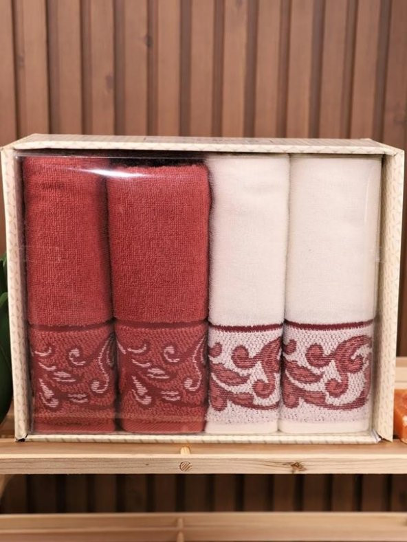 Özdilek Estate Kutulu Havlu Set 4 Adet 50X90 El Yüz Havlusu - 11